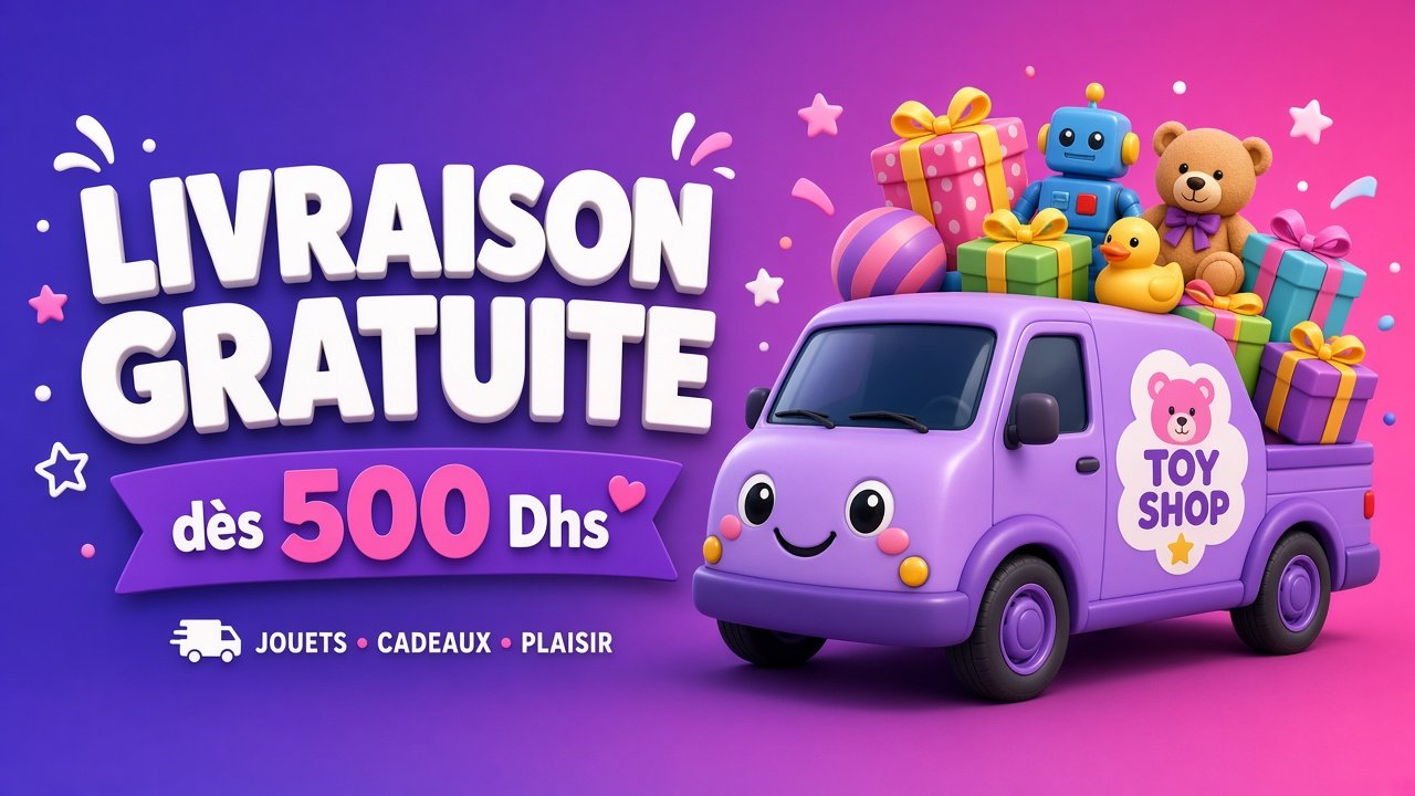 Livraison gratuite dès 500 Dhs