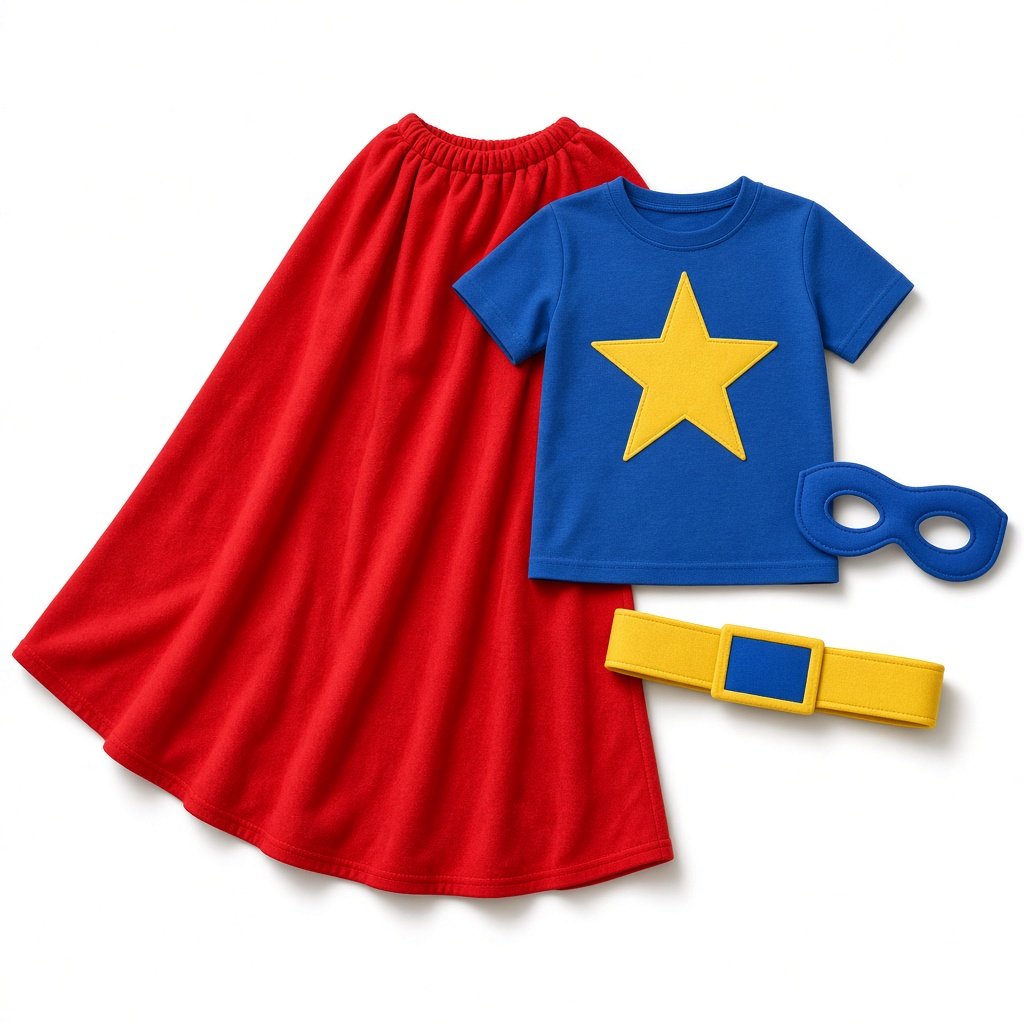 Déguisement super-héros avec cape